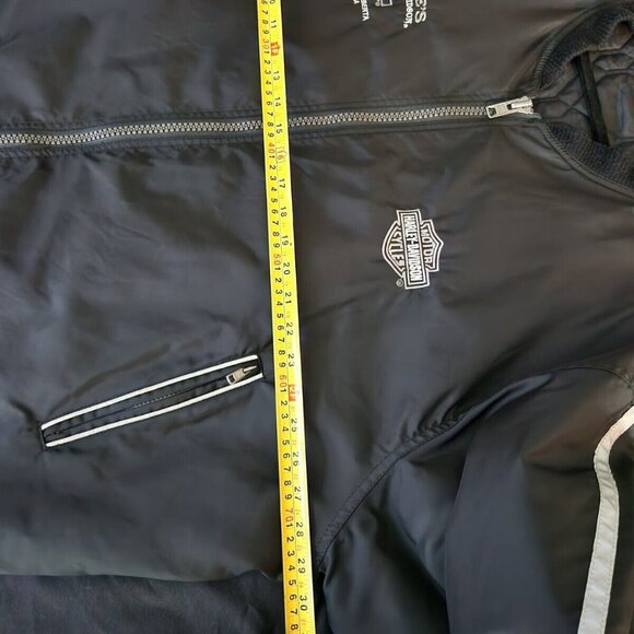Harley Davidson Kanes Weatherproof Ride Jacket Reflective Size XL - Picture 10 of 13